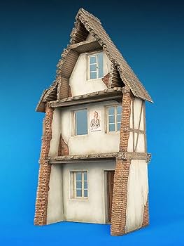 Amazon | ミニアート 1/35 ドイツの農村の家 ジオラマ